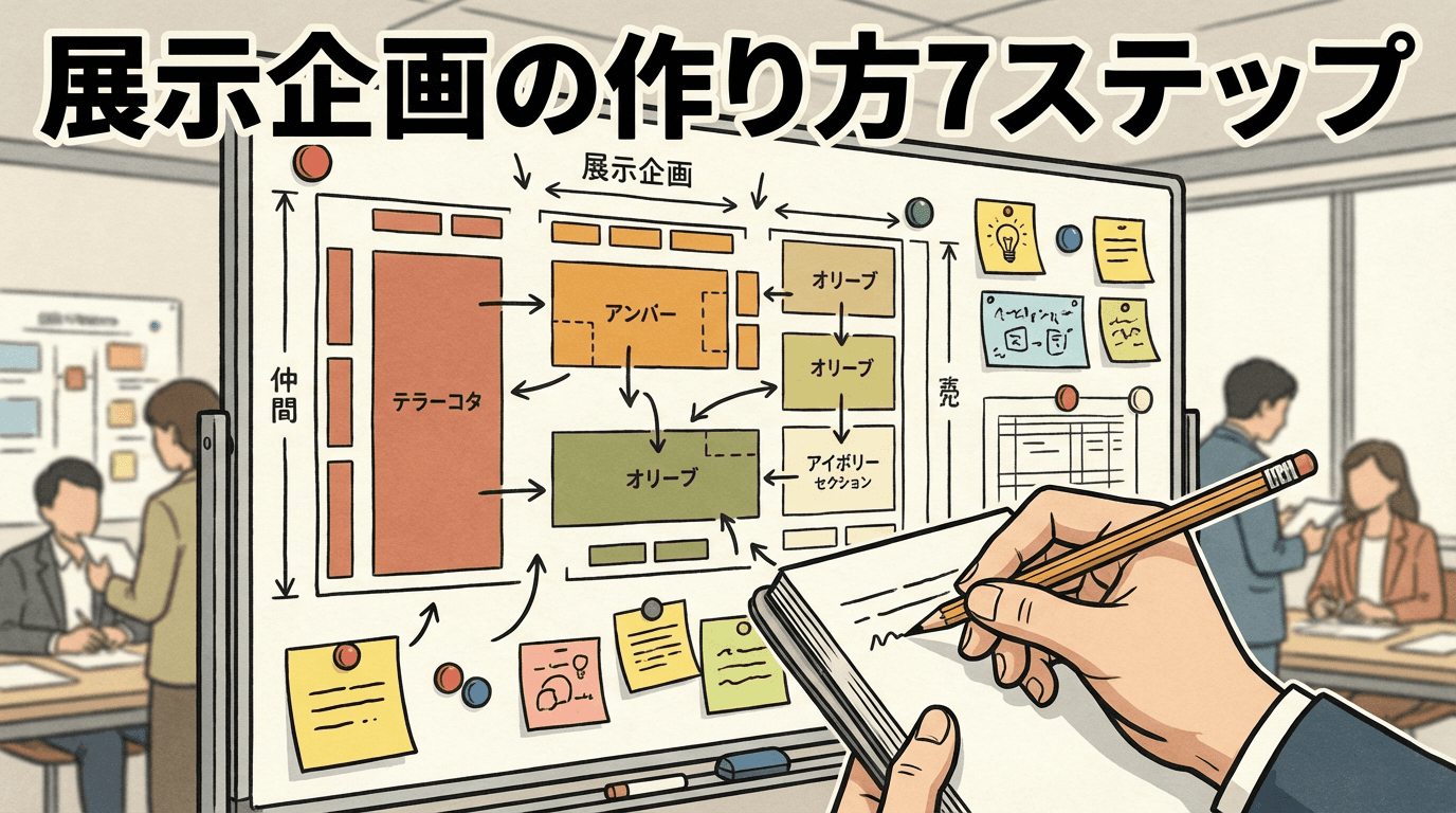 【保存版】展示企画の作り方7ステップ｜学芸員が教える成功する企画展設計術