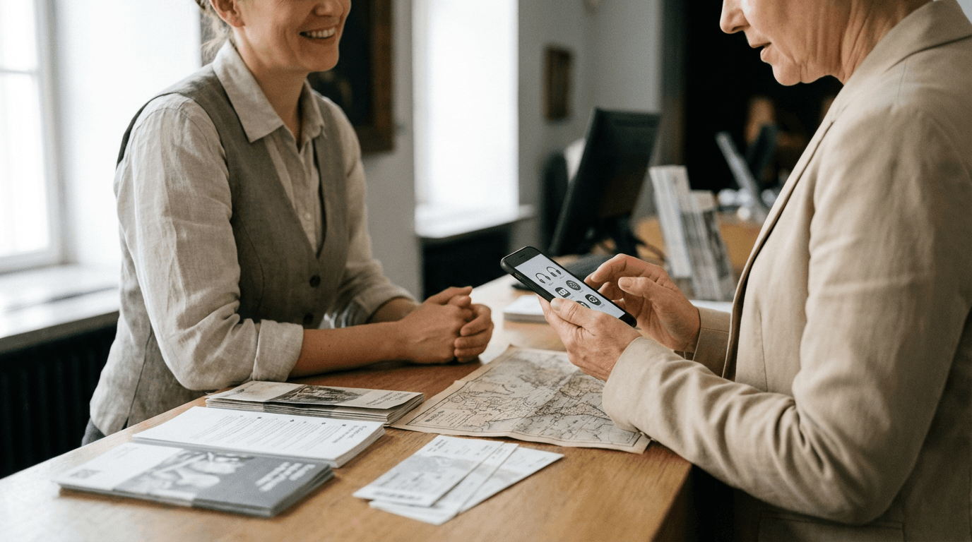 C美術館のインバウンド3倍増事例のイメージ画像