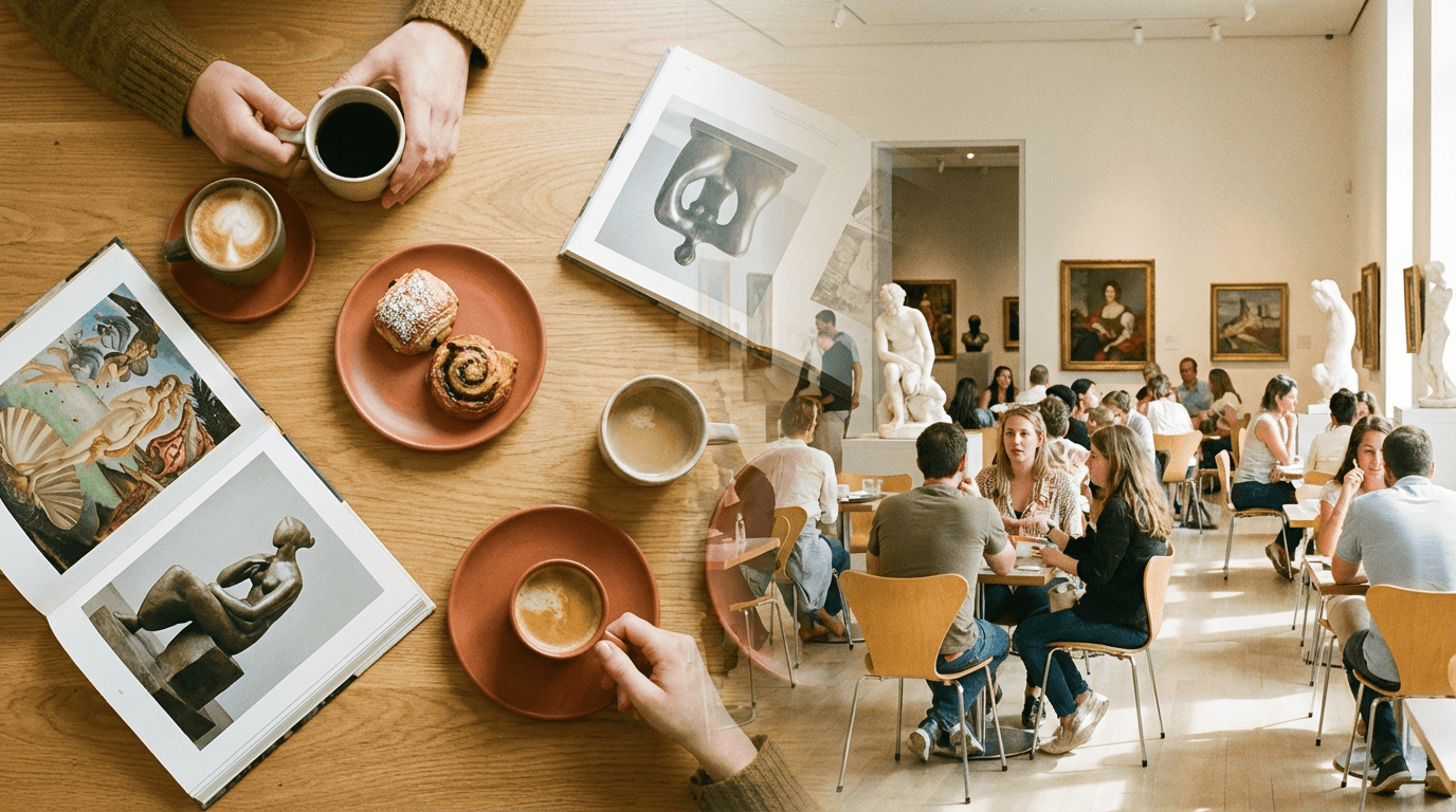 カフェ併設が集客に与える効果のイメージ画像