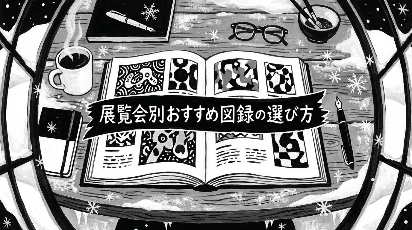 展覧会別おすすめ図録の選び方のイメージ画像