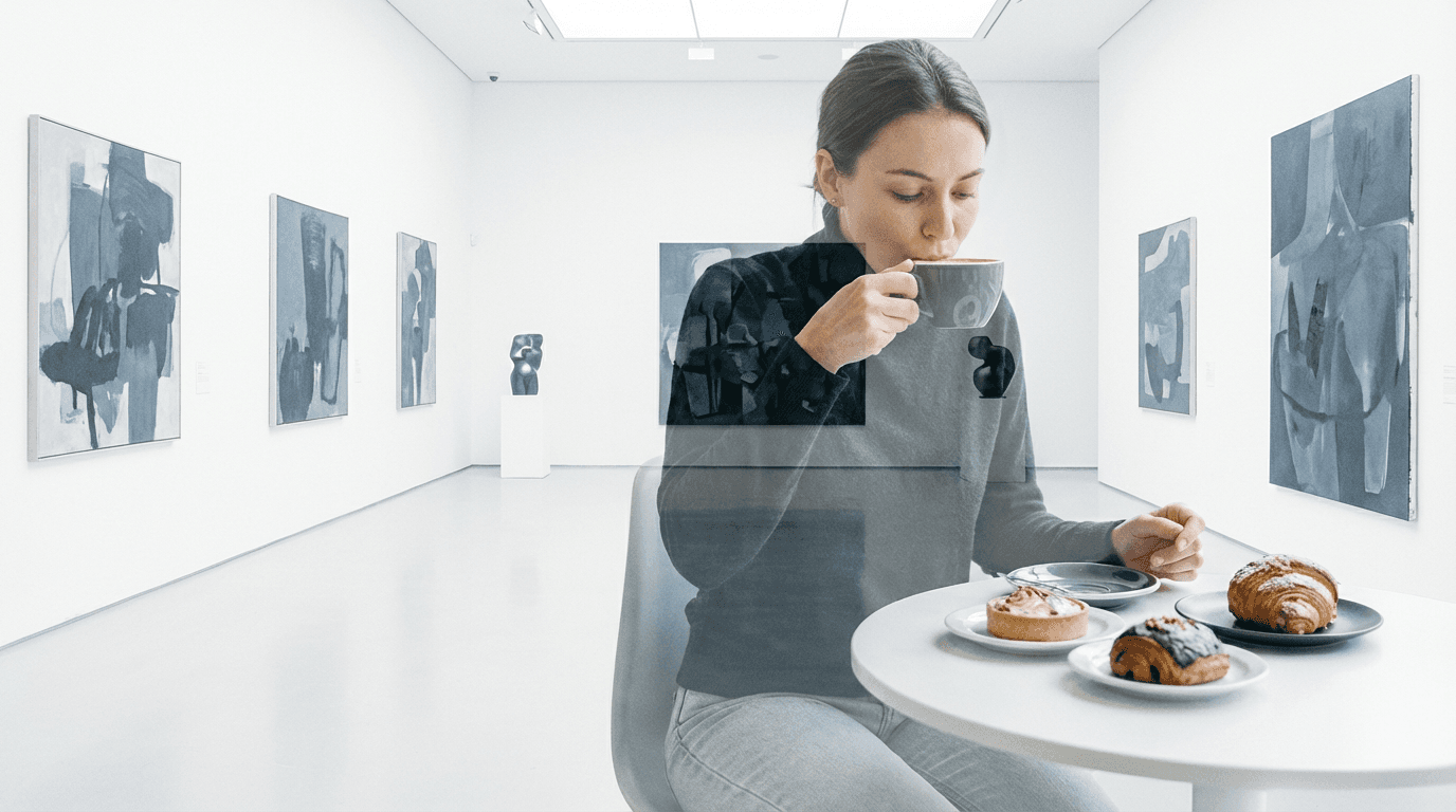 カフェ・グッズも含めた美術館の満喫法のイメージ画像