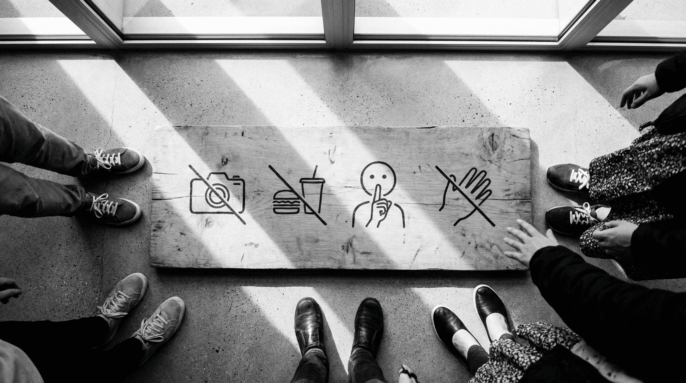 監視員から見た「美術館のマナー」の本音のイメージ画像