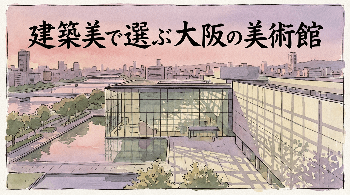 建築美で選ぶ大阪の美術館のイメージ画像