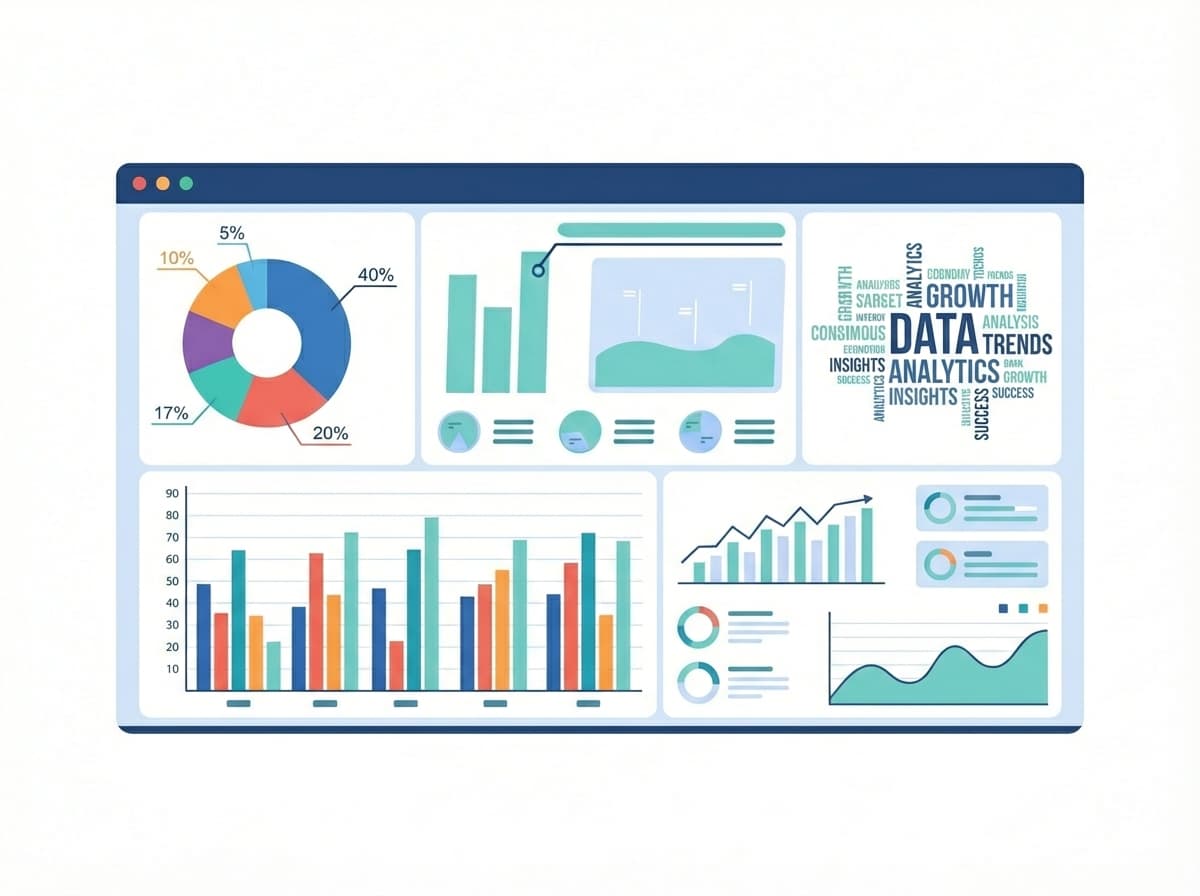 来館者の利用実績や行動データを可視化するアナリティクス画面